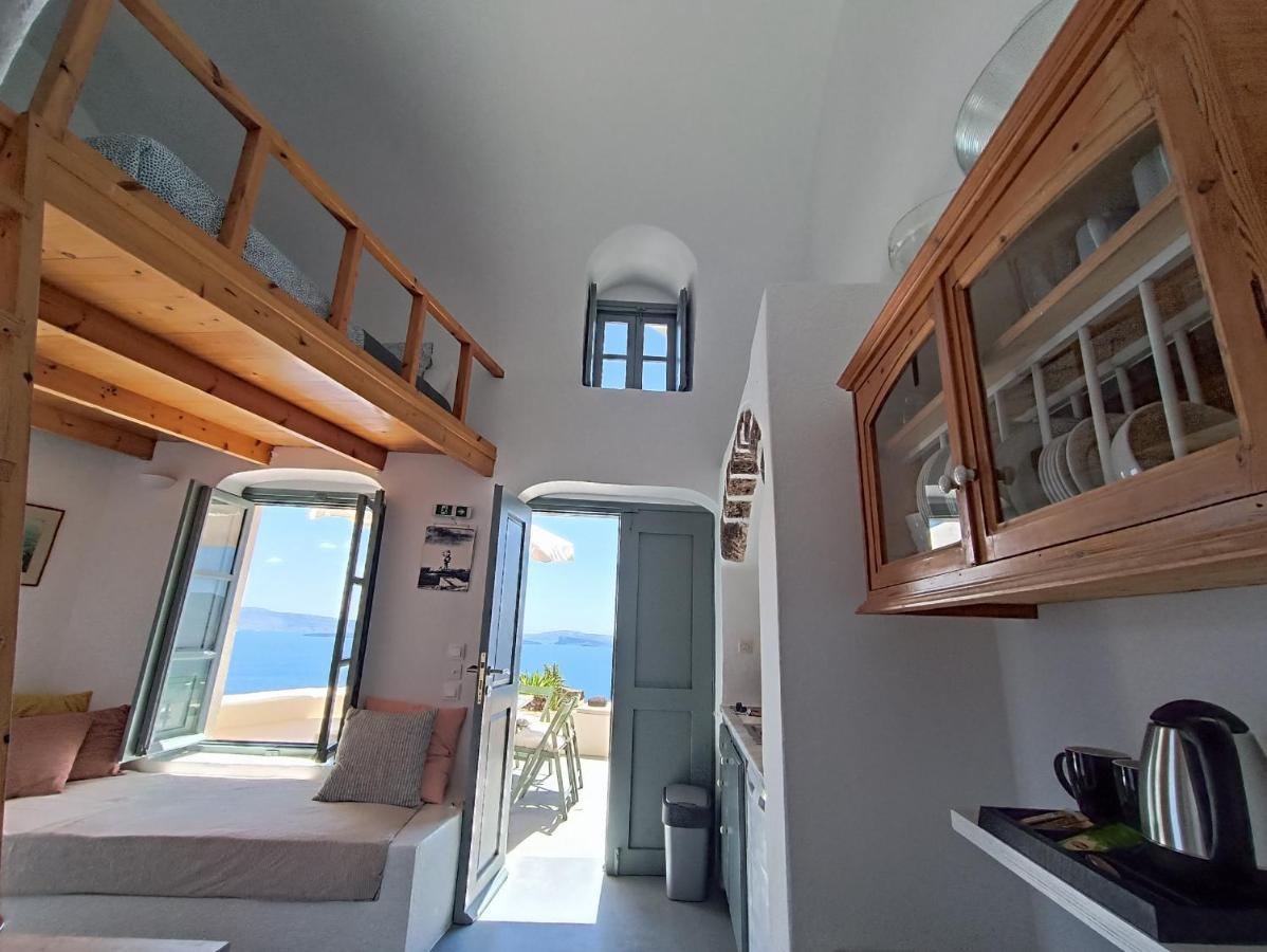 Elias Cave House 270O Caldera View Oia Lägenhet Exteriör bild