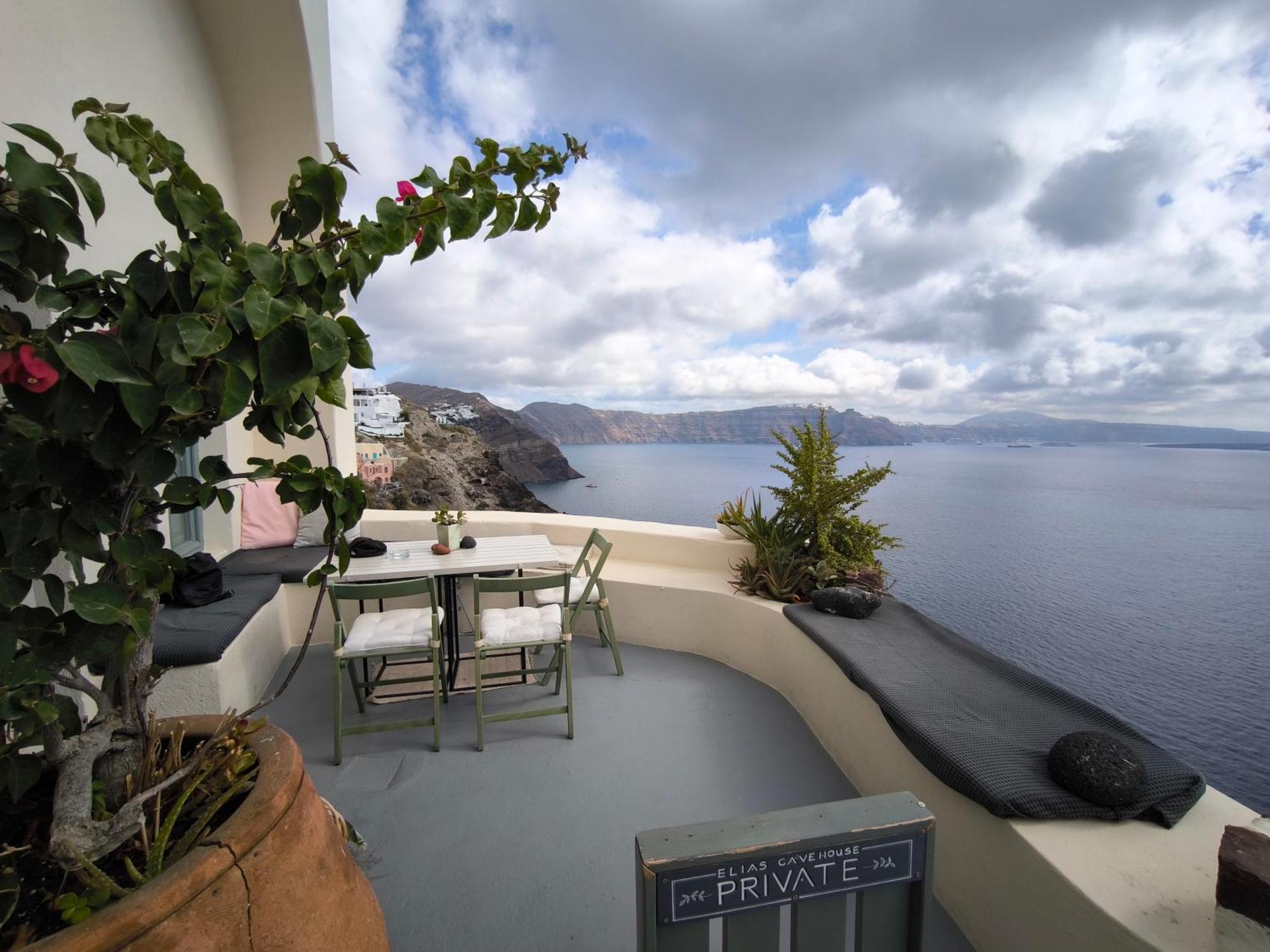 Elias Cave House 270O Caldera View Oia Lägenhet Exteriör bild
